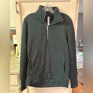 Lululemon forever warm pull over - nocturnal teal